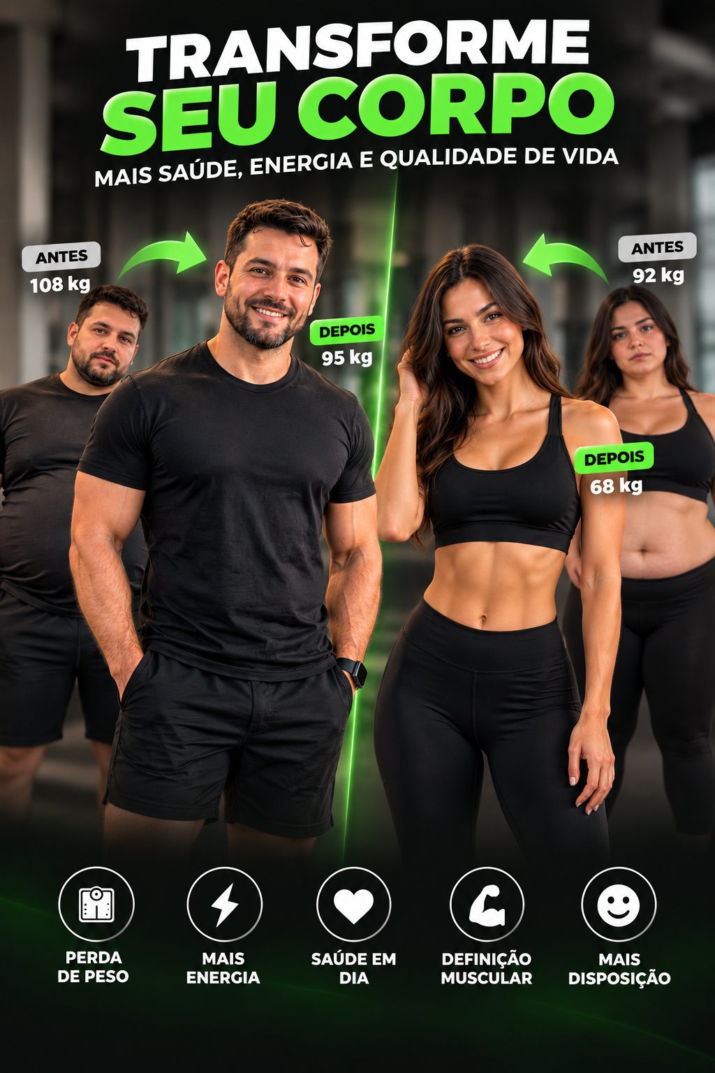 Transforme seu corpo: mais saúde, energia e qualidade de vida
